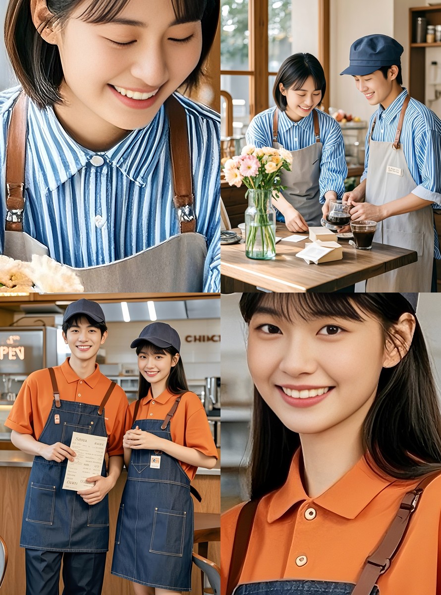 2025-2026夏季餐飲工作服，奶茶工作服，咖啡工作服，蛋糕店工作服，功能美學指南