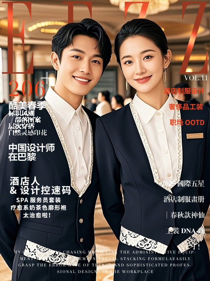 國際五星級酒店職業(yè)美學圖鑒VOL.11—春秋季制服款式趨勢圖書