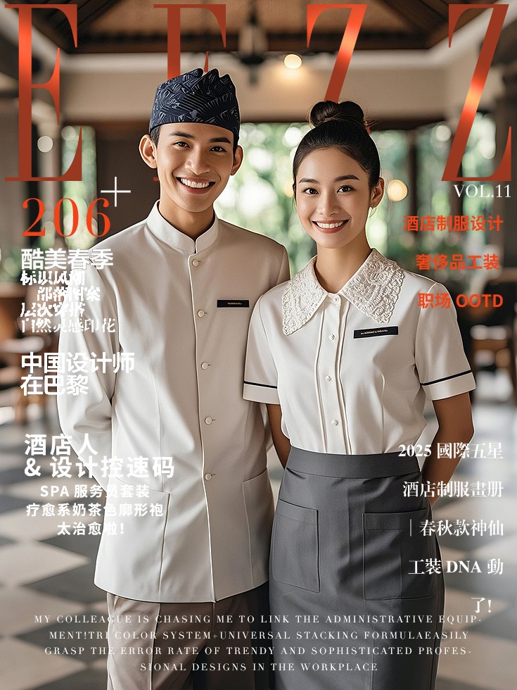 國際五星級酒店職業(yè)美學圖鑒VOL.11—春秋季制服款式趨勢圖書
