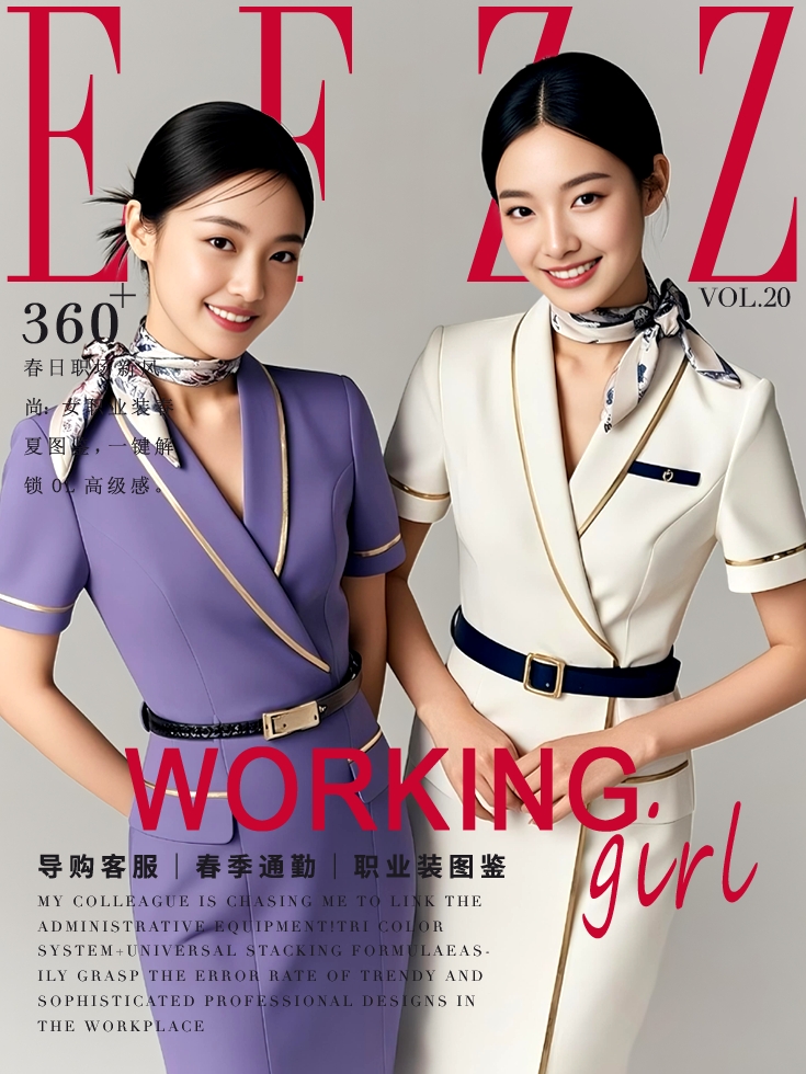 春日職場(chǎng)新風(fēng)尚：360款女職業(yè)裝春夏圖鑒
