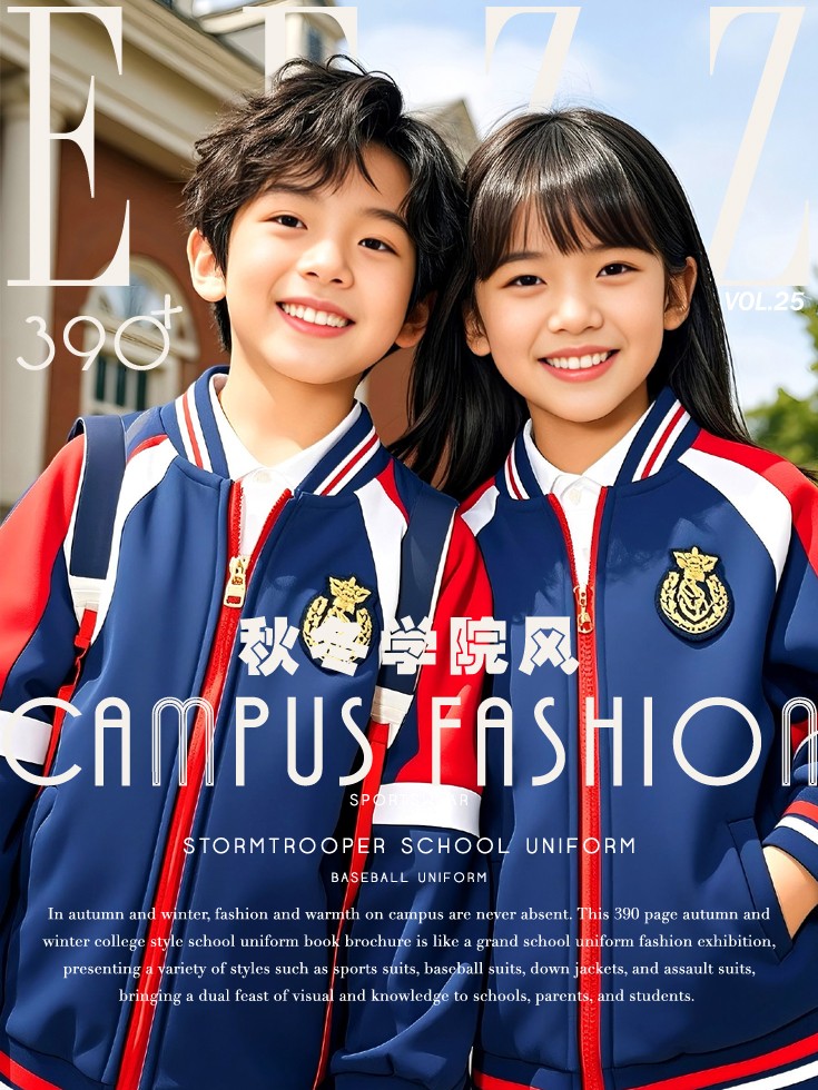 秋冬學院風校服典藏畫冊，秋冬校服設計，秋冬校服定制