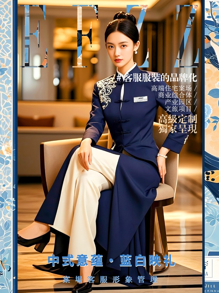 案場客服工作服定制形象管理，案場客服制服定制畫冊