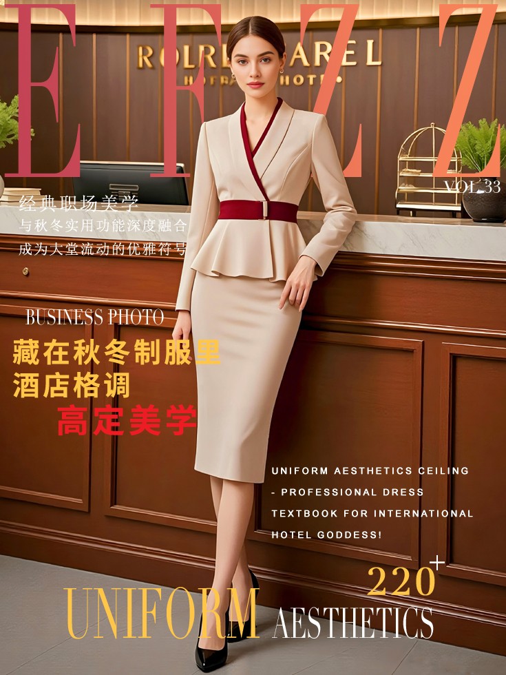 國際酒店大堂前臺女接待-高端職業裝秋冬定制款圖鑒