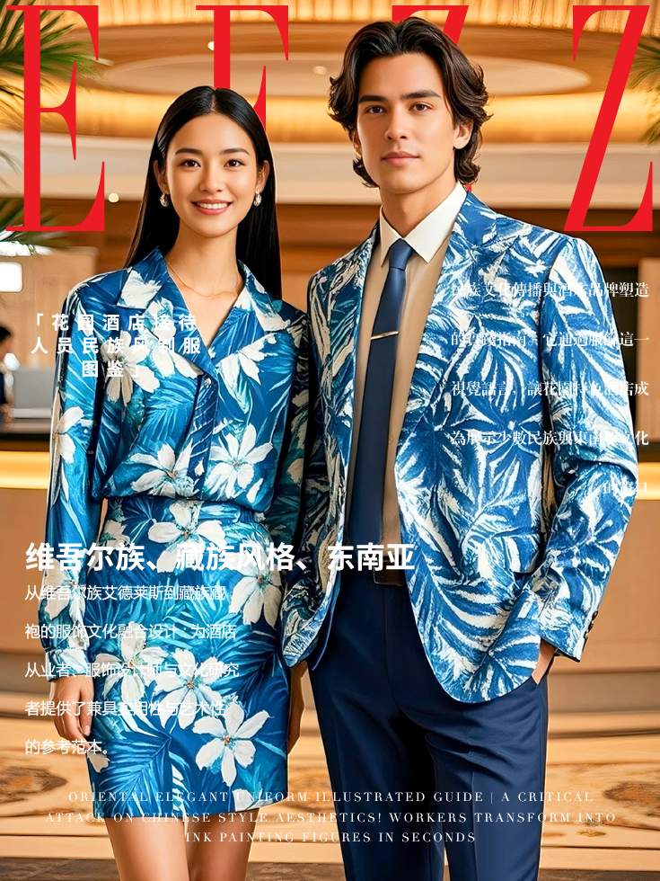 花園酒店接待人員民族風制服——東南亞、維吾爾族、藏族風格經典圖鑒