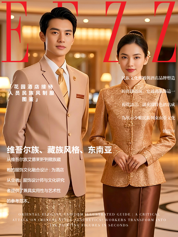 花園酒店接待人員民族風制服——東南亞、維吾爾族、藏族風格經典圖鑒