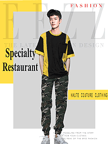 新款短袖男款快餐店服務(wù)員制服設(shè)計圖280