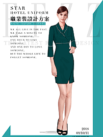 時尚女秋冬職業(yè)裝制服設(shè)計圖1578