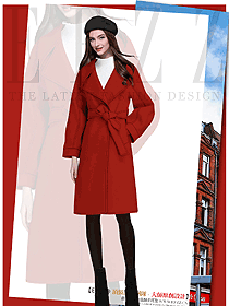 原創(chuàng)制服設計女職業(yè)裝大衣服裝款式圖258