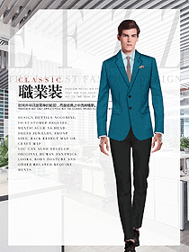 時尚韓版男職業裝西服制服設計圖462