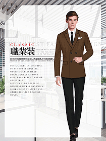 時尚韓版男職業裝西服制服設計圖465