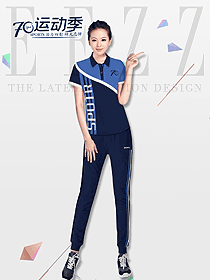 時尚女職業(yè)裝T恤制服設(shè)計圖037