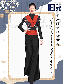 原創制服設計日式料理服務員制服款式圖351