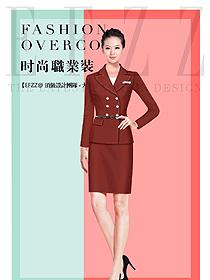 時尚女秋冬職業(yè)裝制服設計圖1652