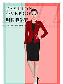 新款女秋冬職業(yè)裝制服設計圖1672