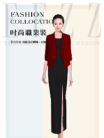 原創(chuàng)制服設(shè)計女款酒店大堂服裝款式圖1231