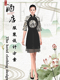 星級(jí)酒店女款中餐領(lǐng)班制服設(shè)計(jì)圖175