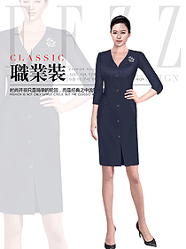 原創制服設計女職業裝夏裝款式圖988