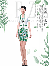 長袖女款總臺收銀接待制服設計圖464