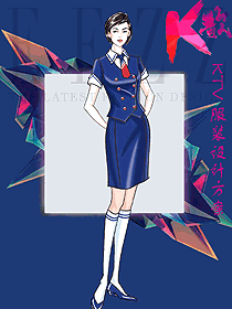 時尚夜總會KTV服務(wù)員制服設(shè)計圖628