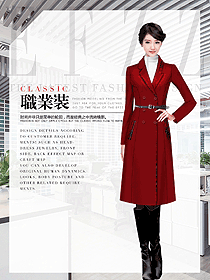 輕薄款春裝女職業(yè)裝大衣制服設計圖297