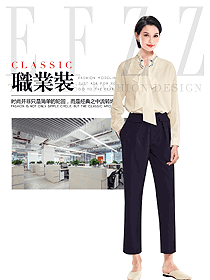 女職業(yè)裝長袖襯衫設計圖430