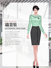 原創(chuàng)服裝設(shè)計(jì)女職業(yè)裝長(zhǎng)袖襯衫款式圖440