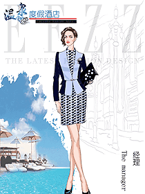女款酒店經(jīng)理制服設(shè)計圖493