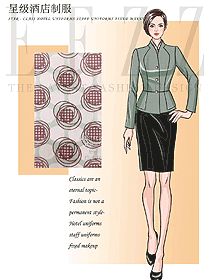 長袖女款酒店經(jīng)理制服設(shè)計(jì)圖520