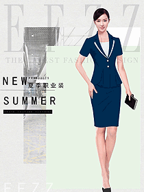 新款女職業裝夏裝服裝款式圖1146
