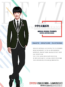 時尚學(xué)生服校服設(shè)計圖269
