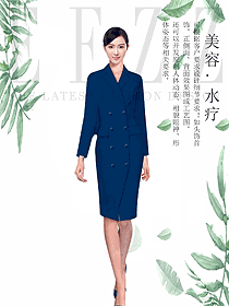 原創(chuàng)設(shè)計(jì)總臺收銀接待服裝款式圖500