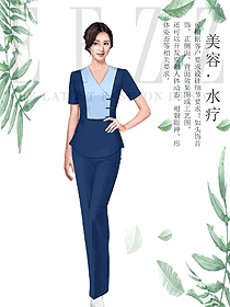 時尚按摩技師服款式設計圖1515