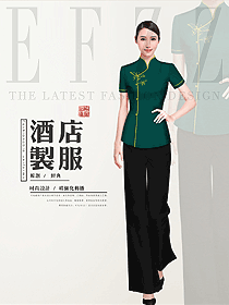 原創設計中餐服務員制服設計圖2294