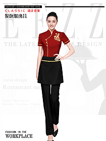 原創(chuàng)制服設(shè)計(jì)特色服務(wù)員服裝設(shè)計(jì)圖483