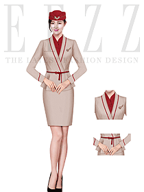 原創(chuàng)制服設(shè)計空姐服裝設(shè)計圖887