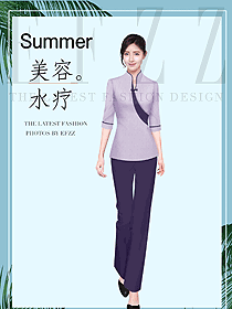 時尚養(yǎng)生會所服務生制服設計圖984