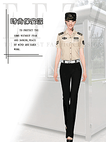 原創(chuàng)制服設(shè)計(jì)短袖保安服設(shè)計(jì)圖407