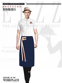 原創制服設計特色服務員服裝設計圖579