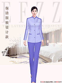 物業(yè)管理女清潔員服裝定制設(shè)計(jì)圖370