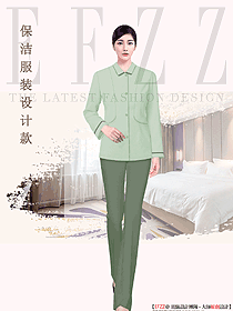 商場女清潔員制服定制設(shè)計(jì)圖372
