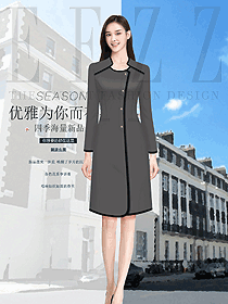 時尚女職業(yè)正裝團體定制款設計圖