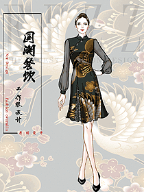 星級酒店復古典雅員工服裝定制設(shè)計圖