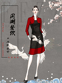 北京星級(jí)酒店宮廷服裝服務(wù)人員制服大圖