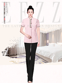 新中式商務(wù)酒店客房員工工作制服訂制原創(chuàng)設(shè)計(jì)圖