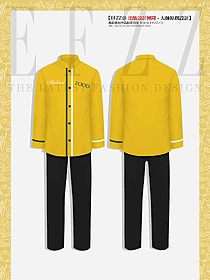 酒店服務員廚師服長袖奶茶蛋糕店工作服