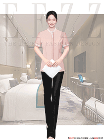 賓館酒店女服務(wù)員客房服務(wù)員制服定制設(shè)計(jì)圖