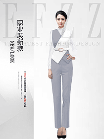女士職業(yè)裝正裝西裝馬甲套裝定制設(shè)計圖