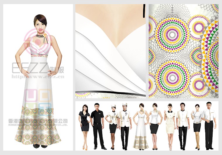 上海溫泉SPA會(huì)所服裝設(shè)計(jì)方案