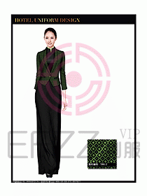 酒店中餐咨客制服設(shè)計(jì)圖625