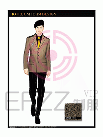 酒店門(mén)童保安制服設(shè)計(jì)圖823